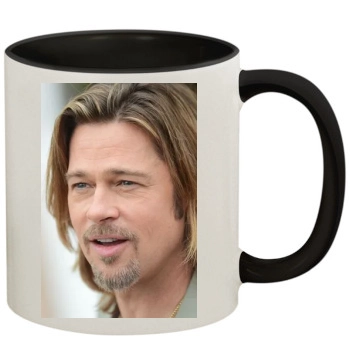 Brad Pitt 11oz Colored Inner & Handle Mug