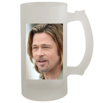 Brad Pitt 16oz Frosted Beer Stein