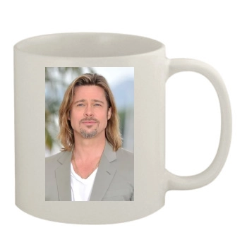 Brad Pitt 11oz White Mug