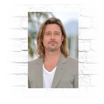 Brad Pitt Metal Wall Art