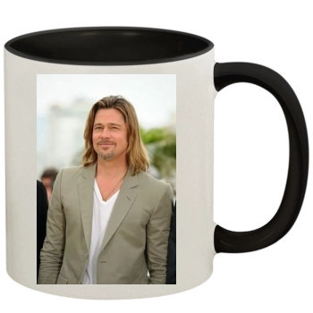 Brad Pitt 11oz Colored Inner & Handle Mug