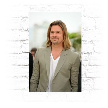 Brad Pitt Metal Wall Art