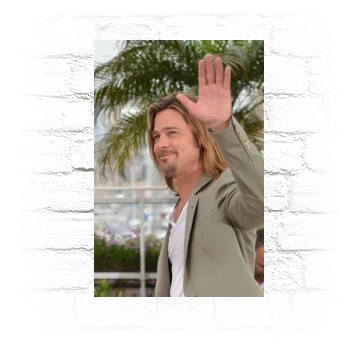 Brad Pitt Metal Wall Art