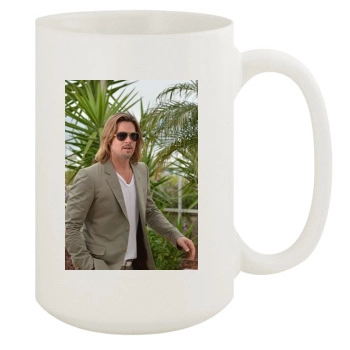 Brad Pitt 15oz White Mug