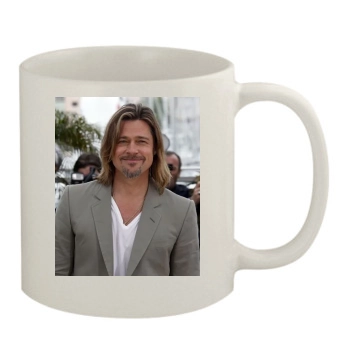 Brad Pitt 11oz White Mug