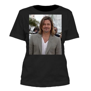 Brad Pitt Women's Cut T-Shirt