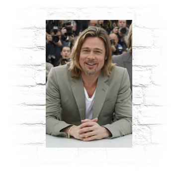 Brad Pitt Metal Wall Art