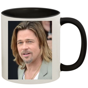 Brad Pitt 11oz Colored Inner & Handle Mug