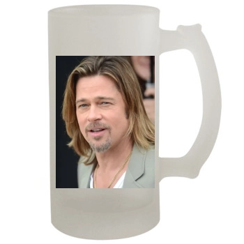 Brad Pitt 16oz Frosted Beer Stein