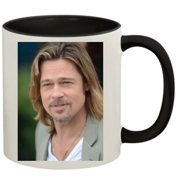 Brad Pitt 11oz Colored Inner & Handle Mug