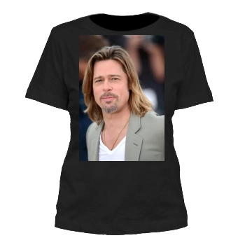 Brad Pitt Women's Cut T-Shirt