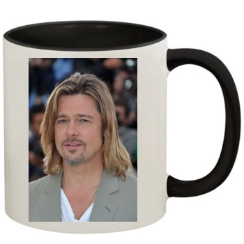 Brad Pitt 11oz Colored Inner & Handle Mug