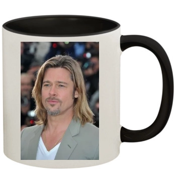 Brad Pitt 11oz Colored Inner & Handle Mug