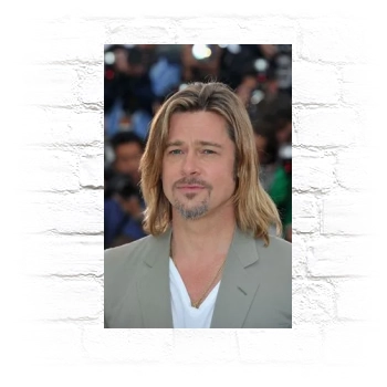 Brad Pitt Metal Wall Art