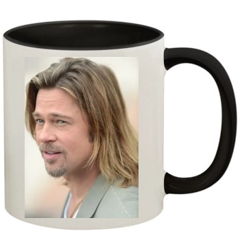 Brad Pitt 11oz Colored Inner & Handle Mug