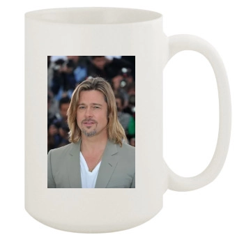 Brad Pitt 15oz White Mug