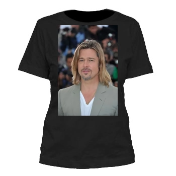 Brad Pitt Women's Cut T-Shirt