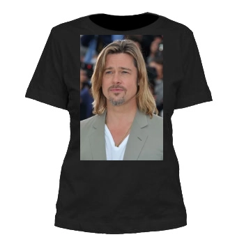 Brad Pitt Women's Cut T-Shirt