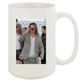 Brad Pitt 15oz White Mug