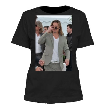 Brad Pitt Women's Cut T-Shirt