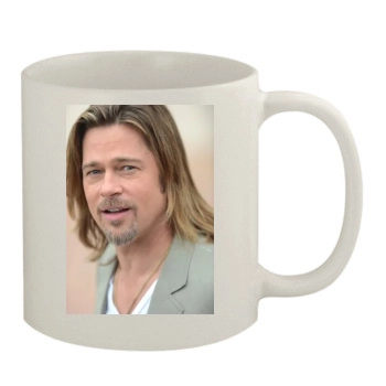 Brad Pitt 11oz White Mug