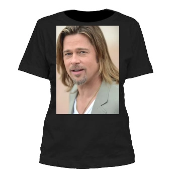 Brad Pitt Women's Cut T-Shirt