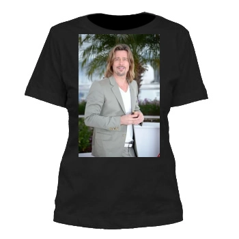 Brad Pitt Women's Cut T-Shirt