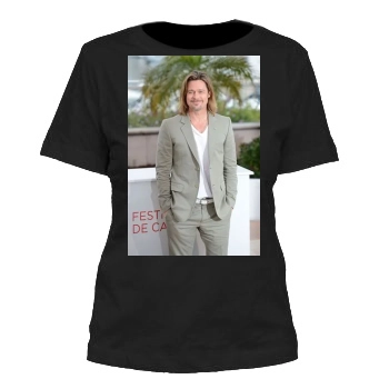 Brad Pitt Women's Cut T-Shirt