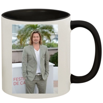 Brad Pitt 11oz Colored Inner & Handle Mug