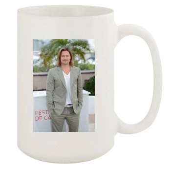 Brad Pitt 15oz White Mug