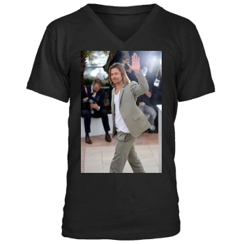 Brad Pitt Men's V-Neck T-Shirt