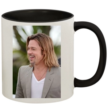 Brad Pitt 11oz Colored Inner & Handle Mug