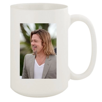 Brad Pitt 15oz White Mug