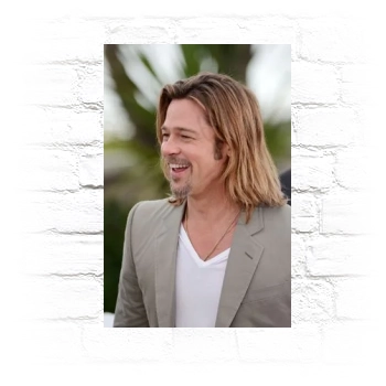 Brad Pitt Metal Wall Art