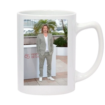 Brad Pitt 14oz White Statesman Mug