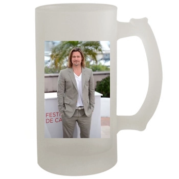 Brad Pitt 16oz Frosted Beer Stein