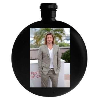 Brad Pitt Round Flask