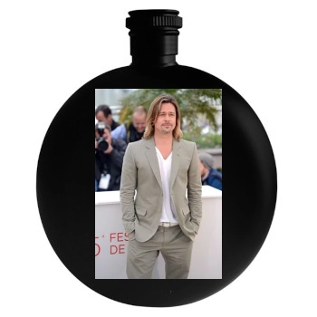 Brad Pitt Round Flask