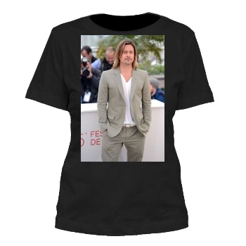 Brad Pitt Women's Cut T-Shirt