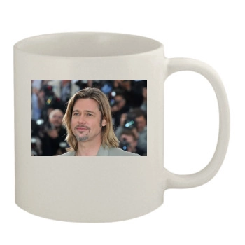 Brad Pitt 11oz White Mug