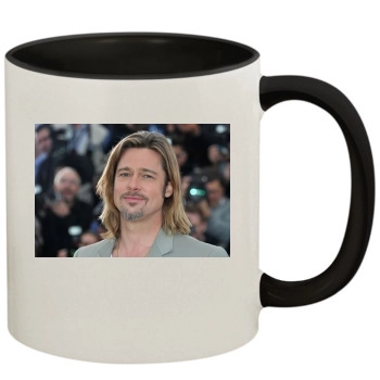 Brad Pitt 11oz Colored Inner & Handle Mug