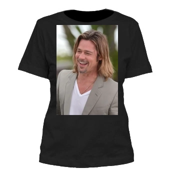 Brad Pitt Women's Cut T-Shirt