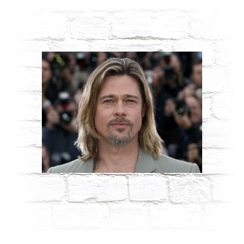 Brad Pitt Metal Wall Art