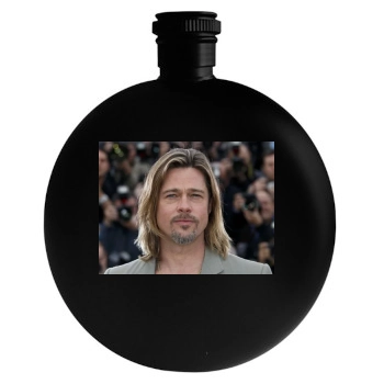 Brad Pitt Round Flask