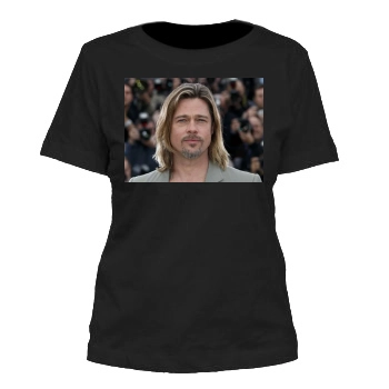 Brad Pitt Women's Cut T-Shirt