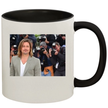 Brad Pitt 11oz Colored Inner & Handle Mug