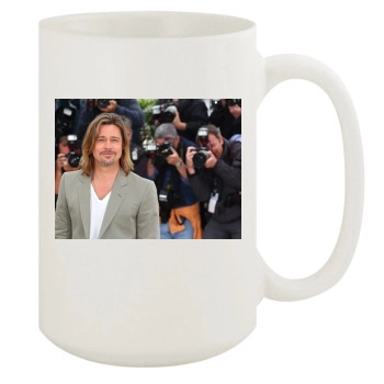 Brad Pitt 15oz White Mug