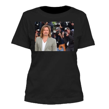 Brad Pitt Women's Cut T-Shirt