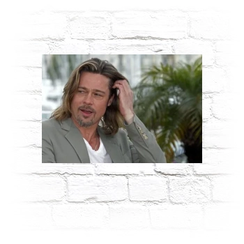 Brad Pitt Metal Wall Art