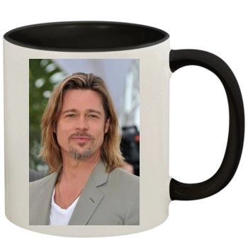 Brad Pitt 11oz Colored Inner & Handle Mug